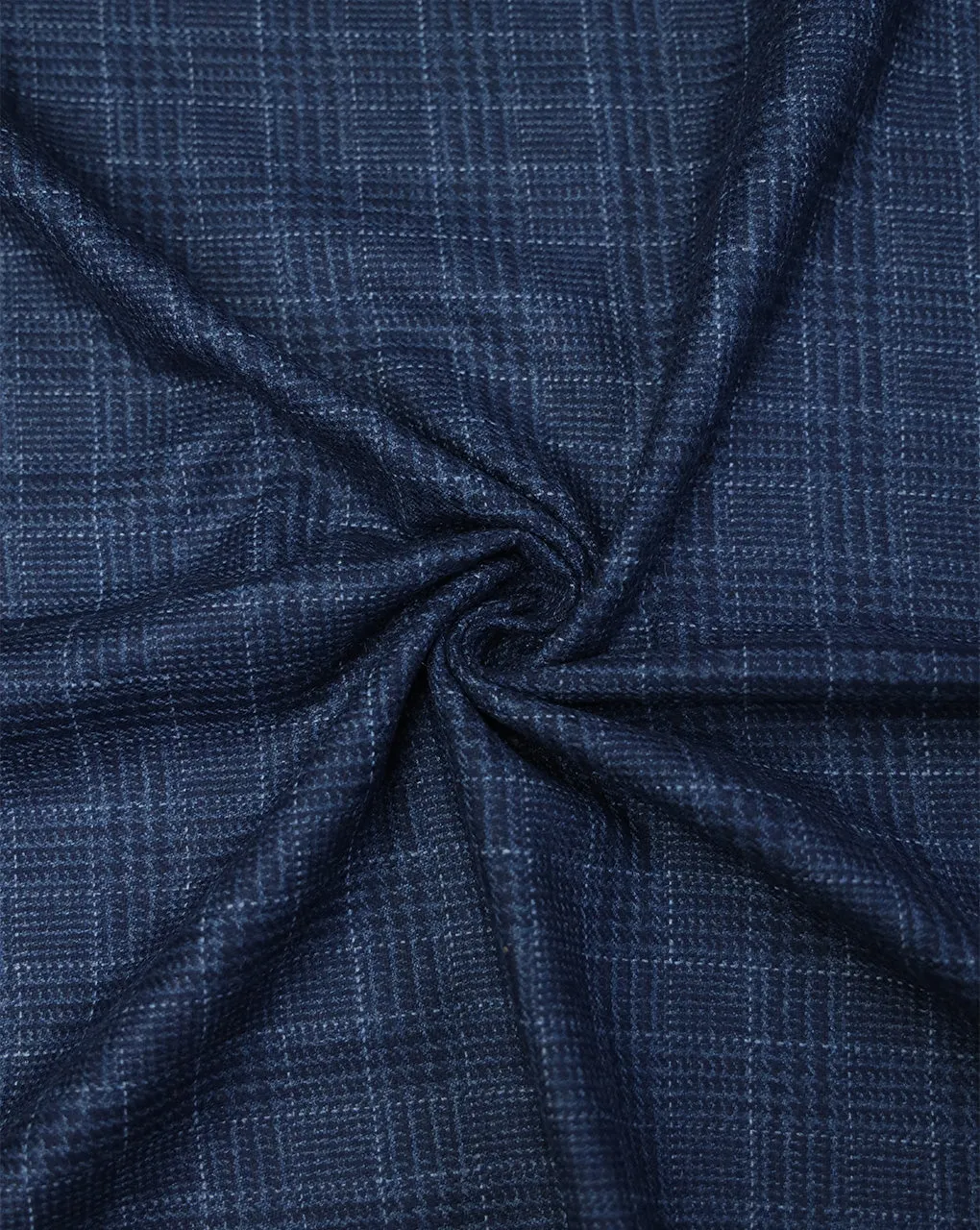 CHECKS WOOLEN TWEED FABRIC (WIDTH 54 INCHES)