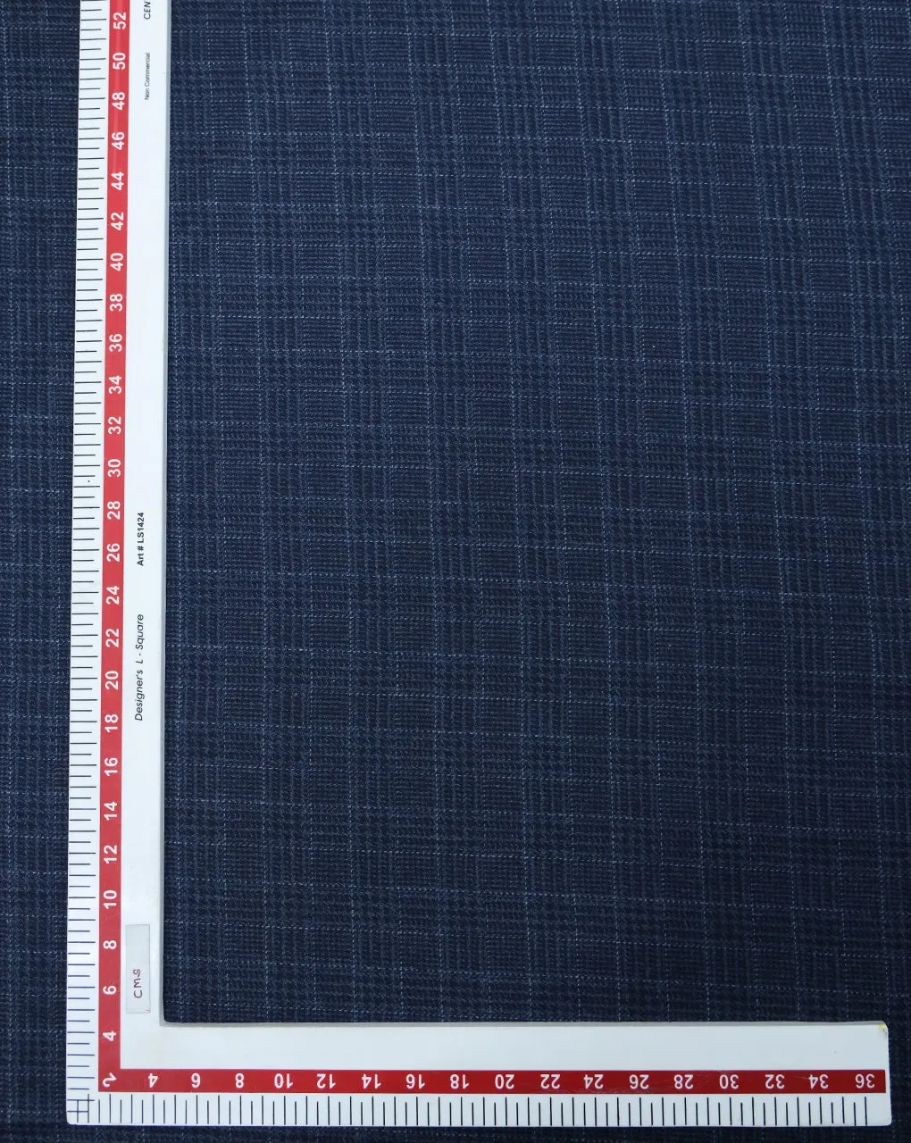 CHECKS WOOLEN TWEED FABRIC (WIDTH 54 INCHES)