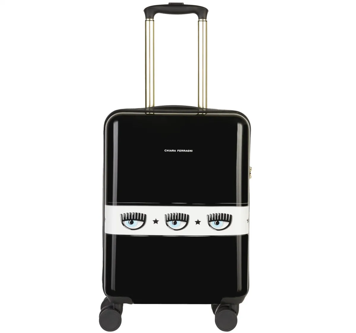 Chiara Ferragni Logomania Hardshell Zipped Suitcase