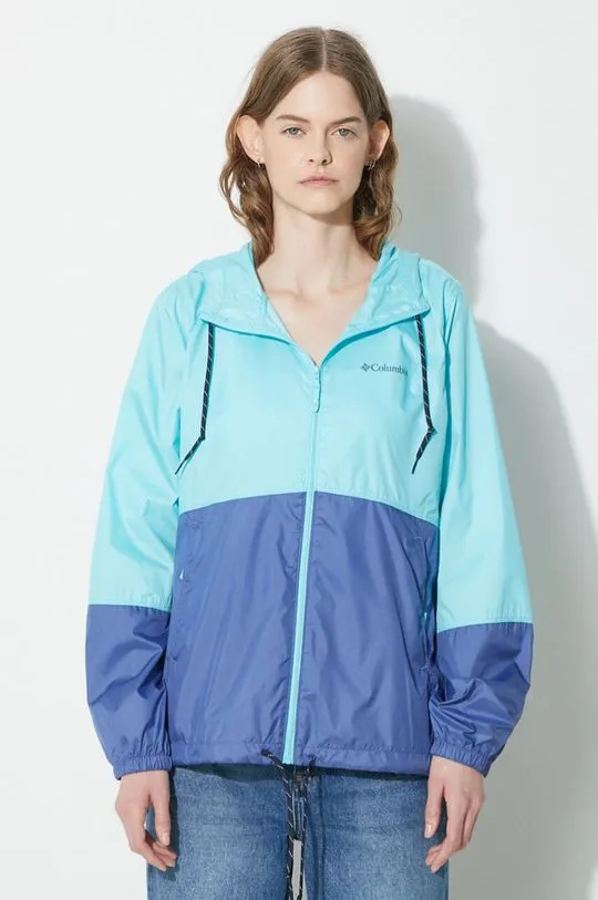 Columbia windbreaker Flash Forward blue color