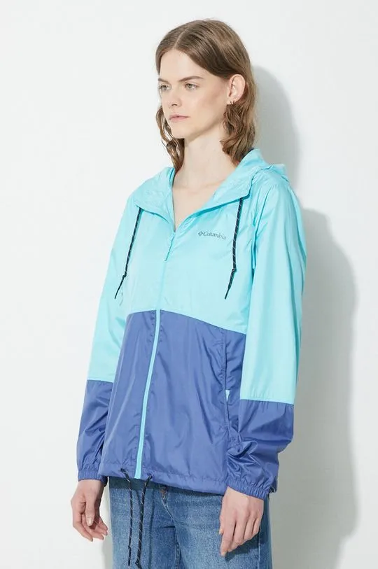 Columbia windbreaker Flash Forward blue color