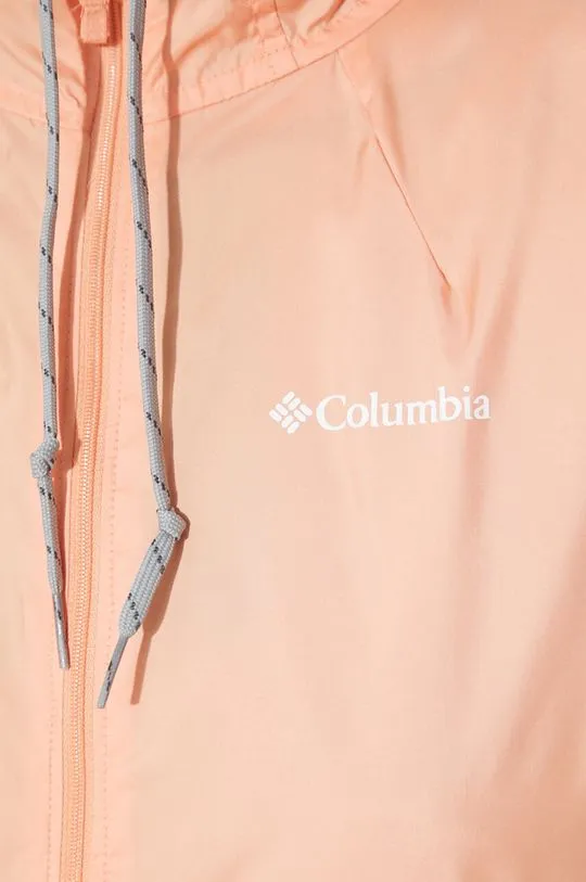 Columbia windbreaker Flash Forward orange color