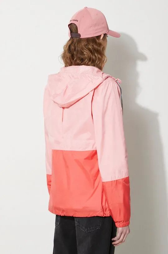 Columbia windbreaker Flash Forward pink color