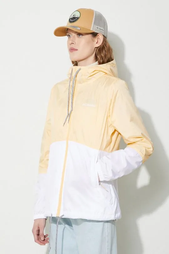 Columbia windbreaker Flash Forward yellow color