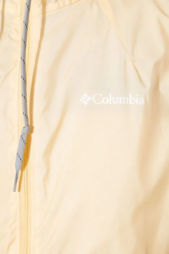 Columbia windbreaker Flash Forward yellow color