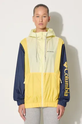 Columbia windbreaker Lily Basin yellow color