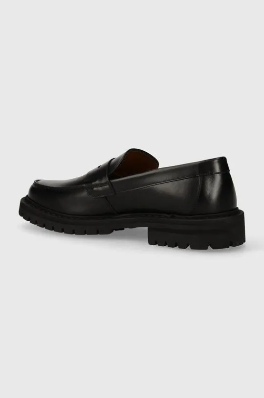 Common Projects leather loafers Loafer with Tread Sole men's black color 2420