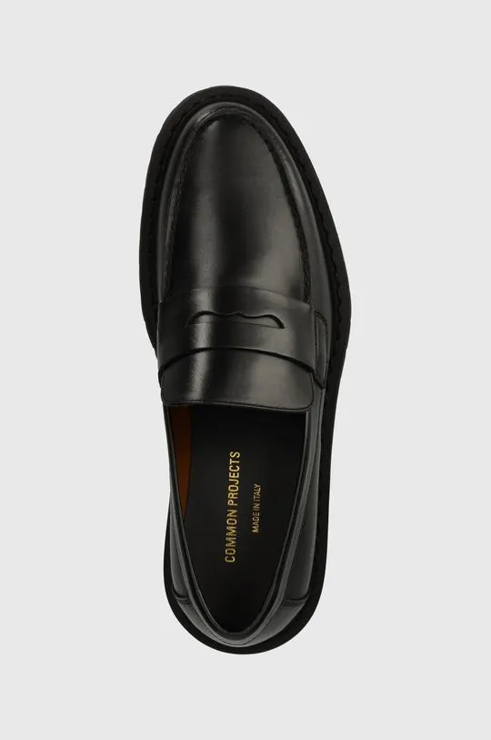 Common Projects leather loafers Loafer with Tread Sole men's black color 2420