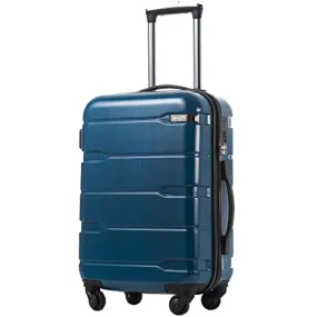 COOLIFE Luggage Expandable(only 28) Suitcase PC+ABS Spinner Built-in TSA Lock 20in 24in 28in Carry on | Carry-Ons