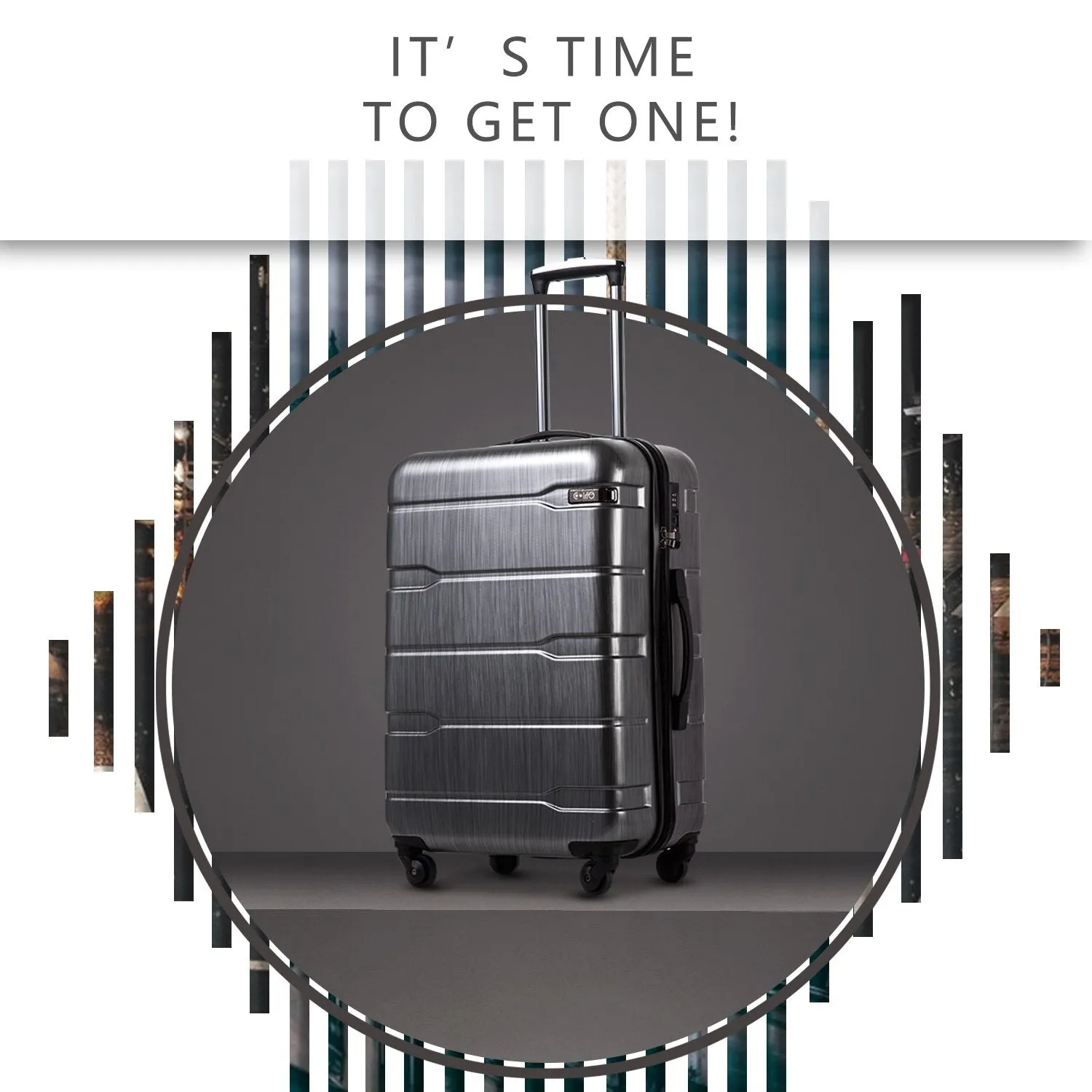 COOLIFE Luggage Expandable(only 28