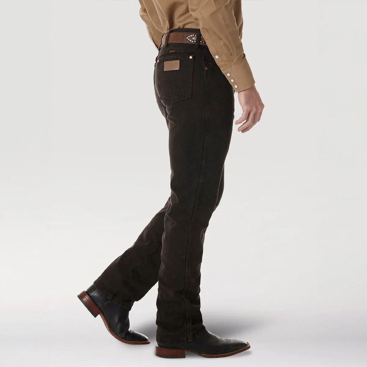 Cowboy Cut Slim Fit Jean Chocolate