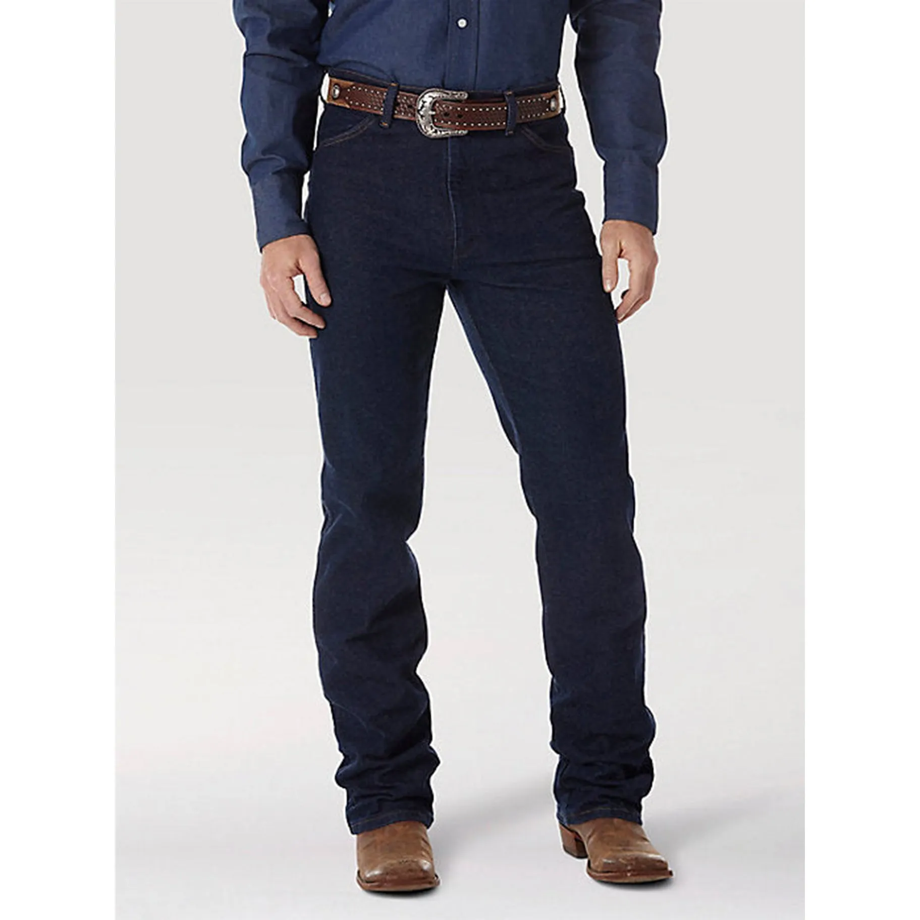 Cowboy Cut Stretch Slim Fit Jeans Navy