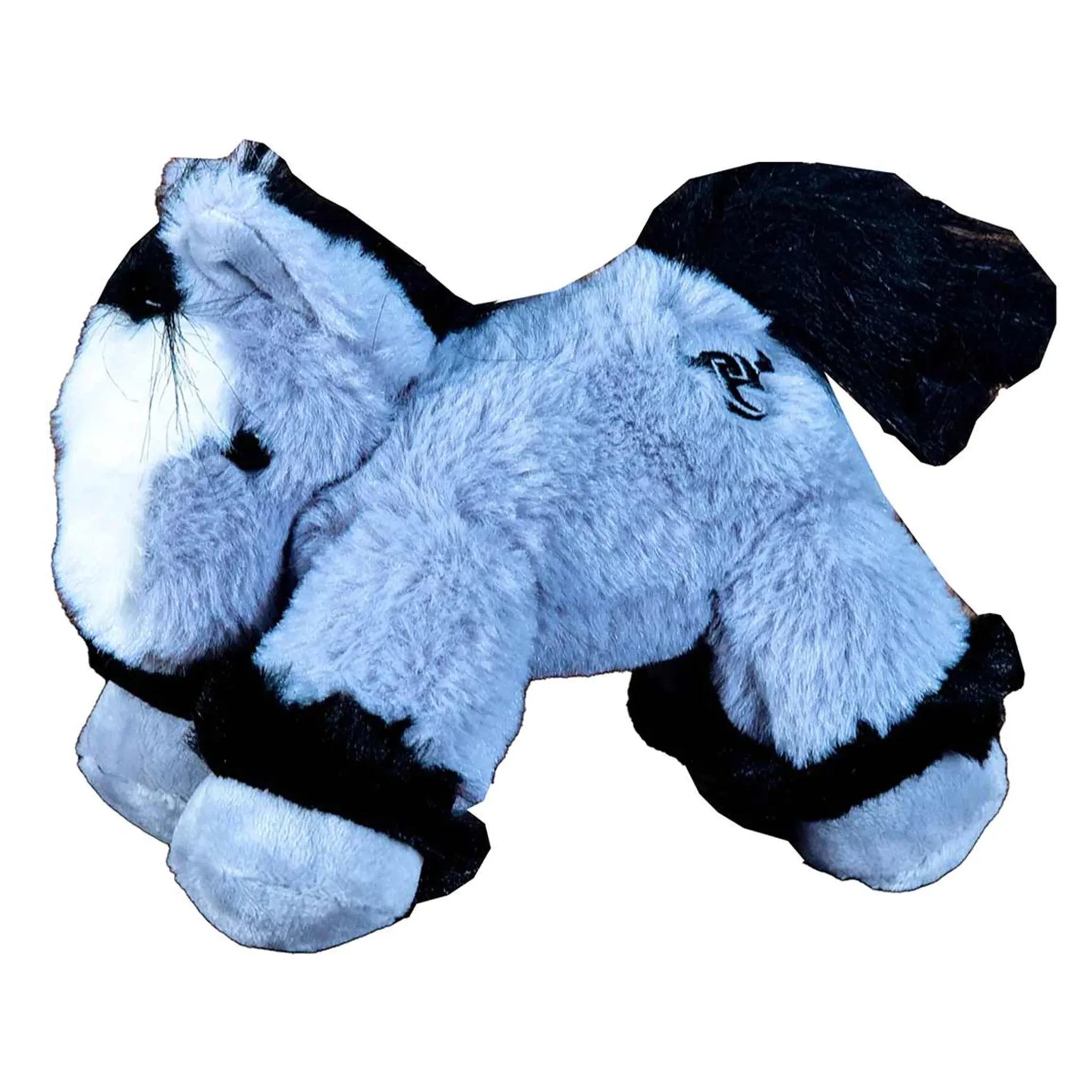 Cowboy Hardware Grey Plush Horse