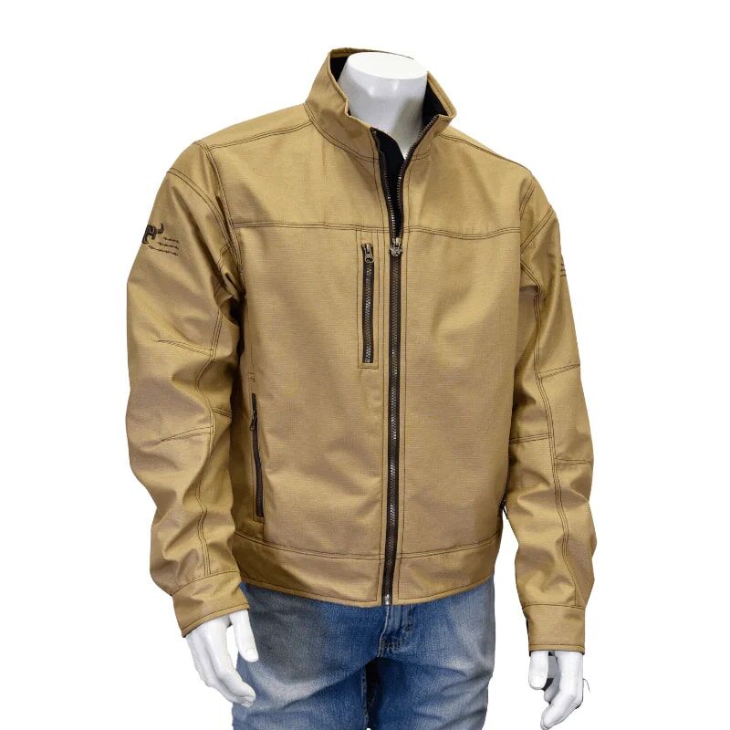 Cowboy Hardware Men's Triple Barb CH Tech Jacket in Buckskin