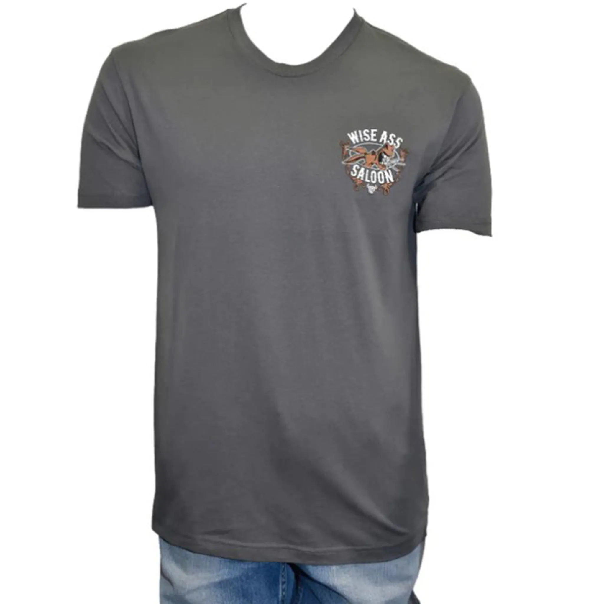 Cowboy Hardware Men's Charcoal Wise Ass Saloon Tee