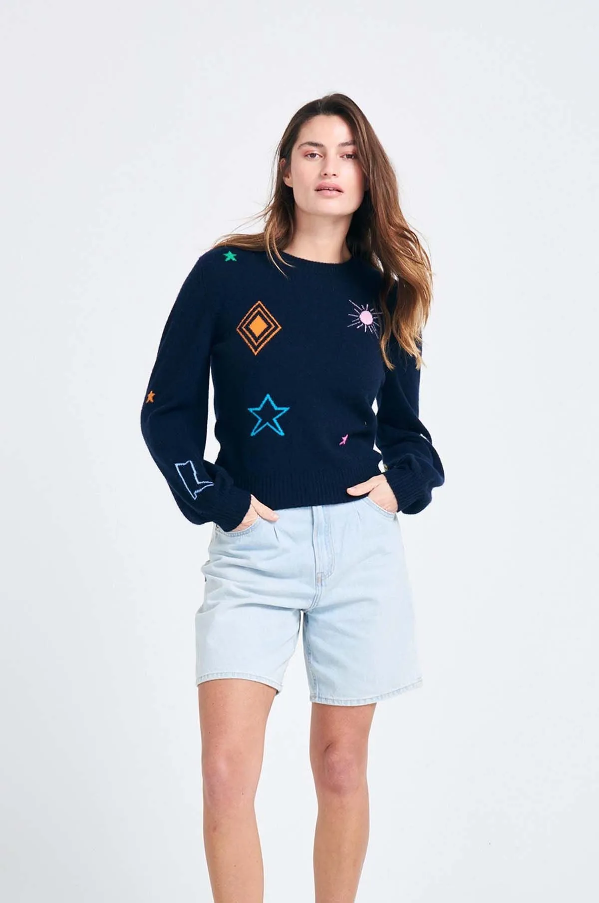 Cowboy Icon Crew Navy Multi