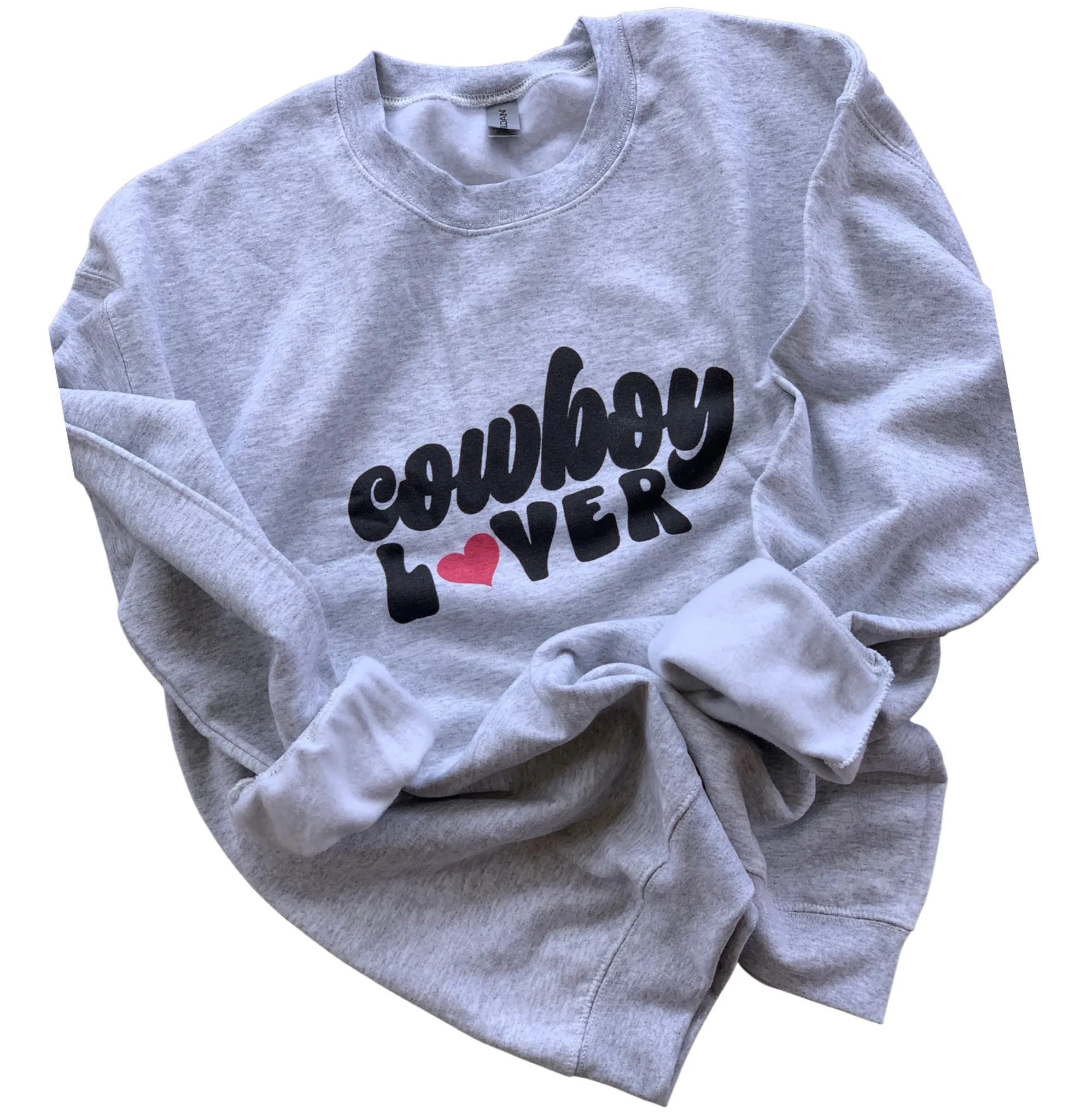 Cowboy Lover Crewneck Grey