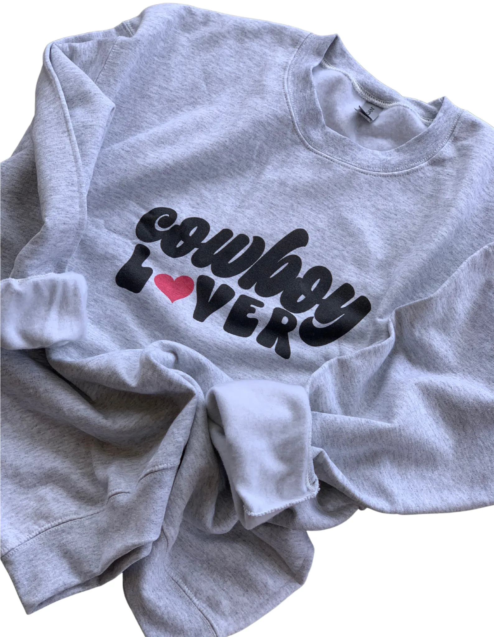 Cowboy Lover Crewneck Grey