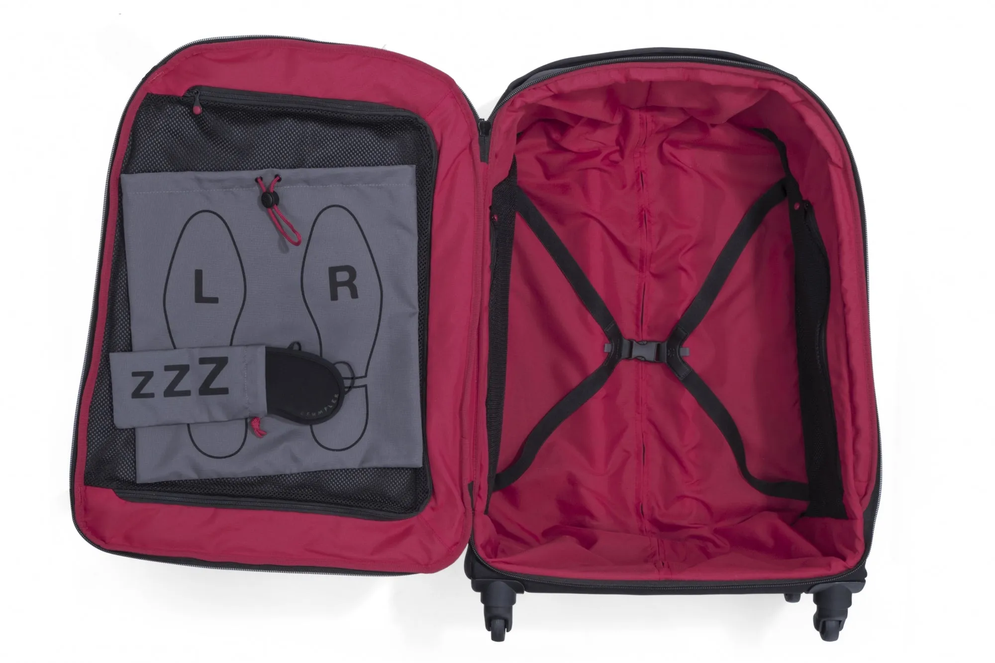 Crumpler The Dry Red No. 11 2-Wheel Softside Luggage