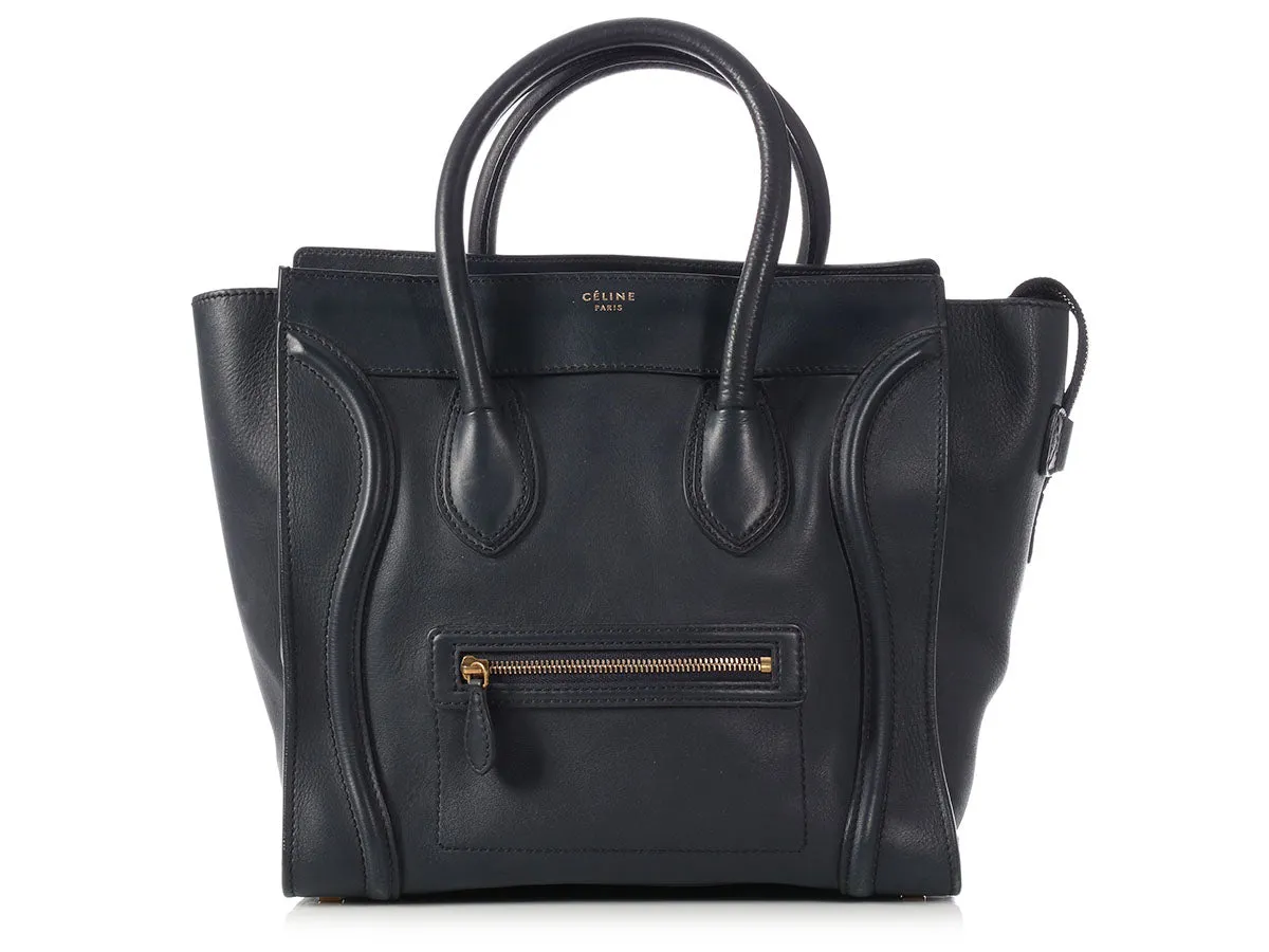 Céline Navy Mini Luggage