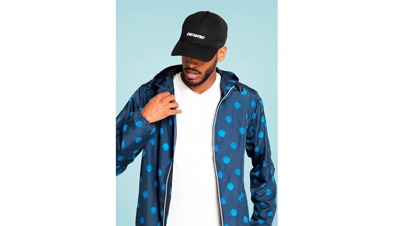 Dedicated Windbreaker Dots Navy