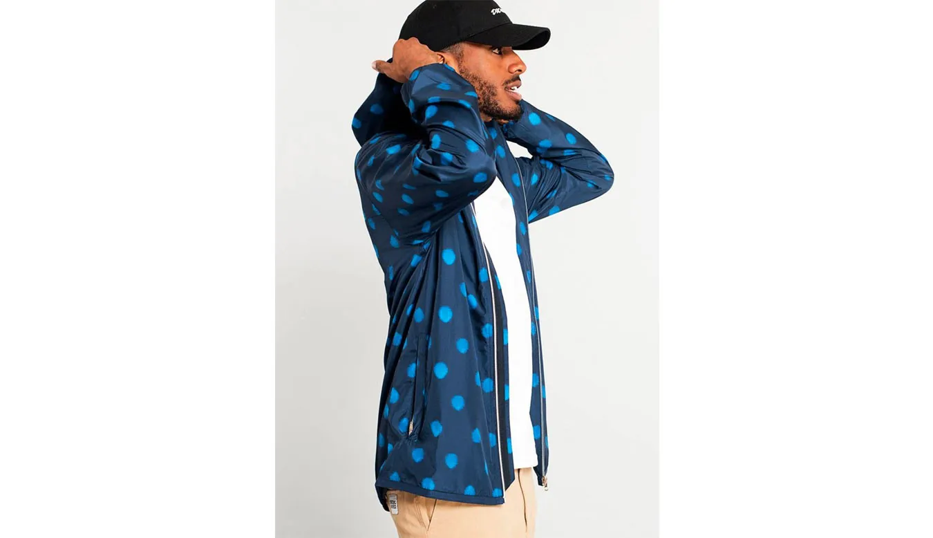 Dedicated Windbreaker Dots Navy