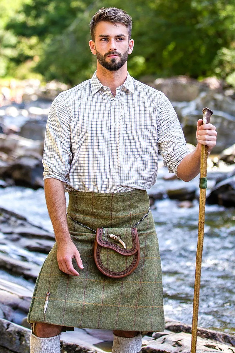 Deluxe Tweed 8-Yard Kilt