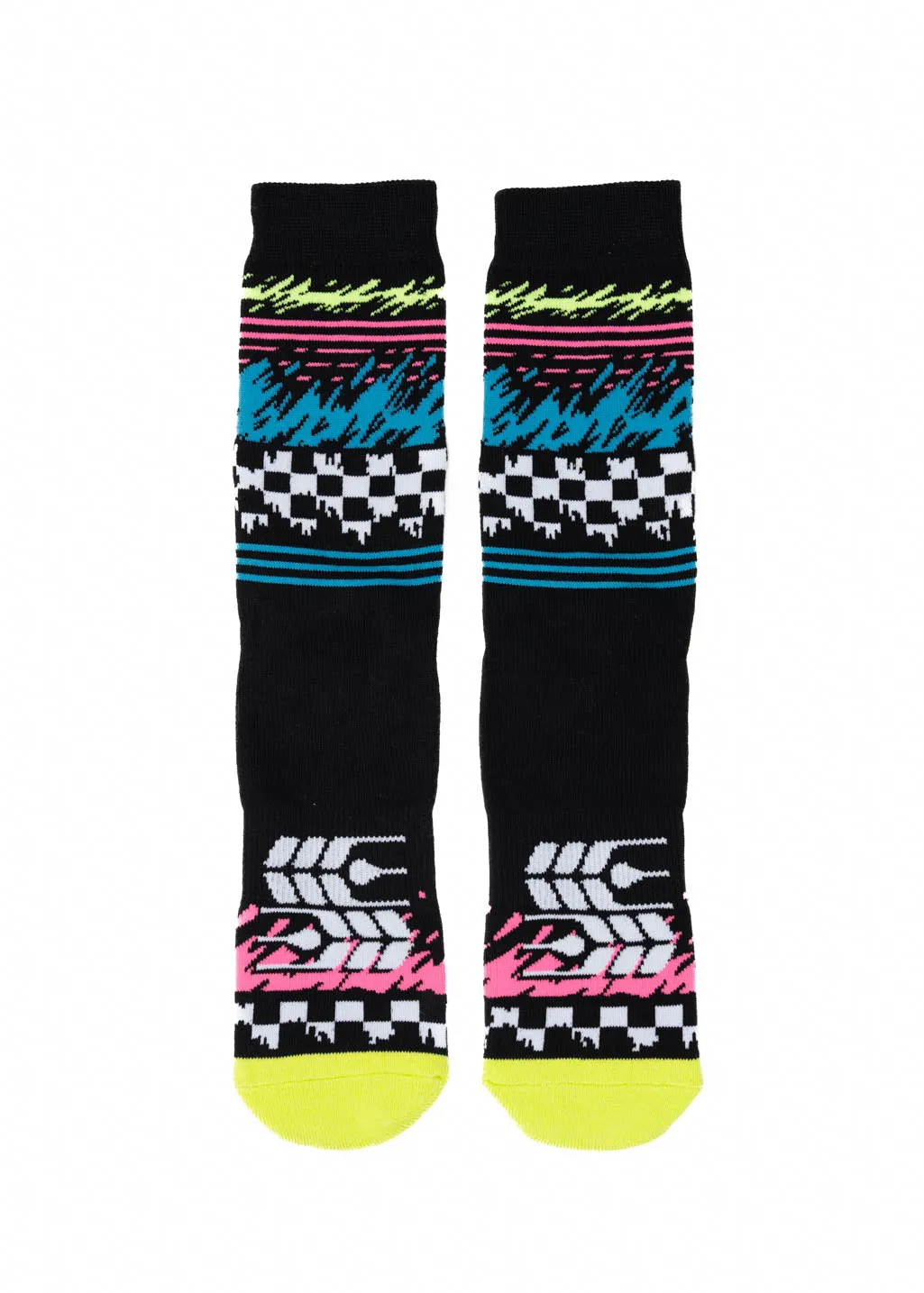 Ditch Runners Socks | Neon/Black