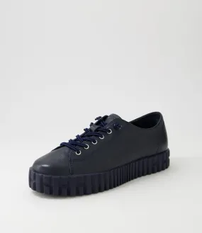 DJANGO & JULIETTE Ormey Navy Leather Sneakers