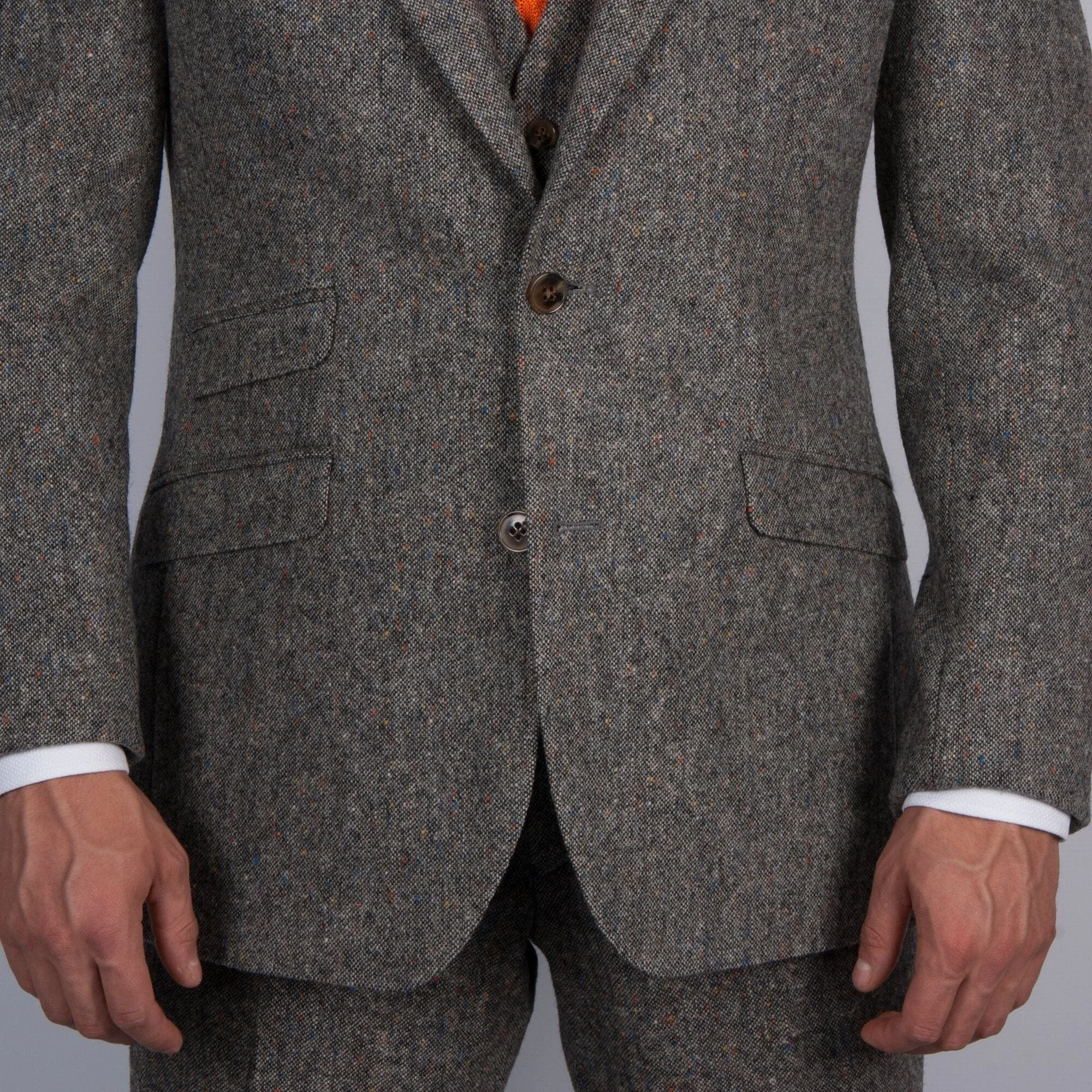 Donegal Grey Tweed Jacket