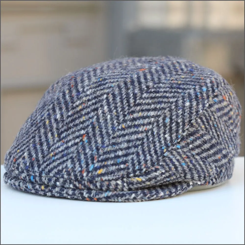 Donegal Longford Grey/Blue Tweed Cap