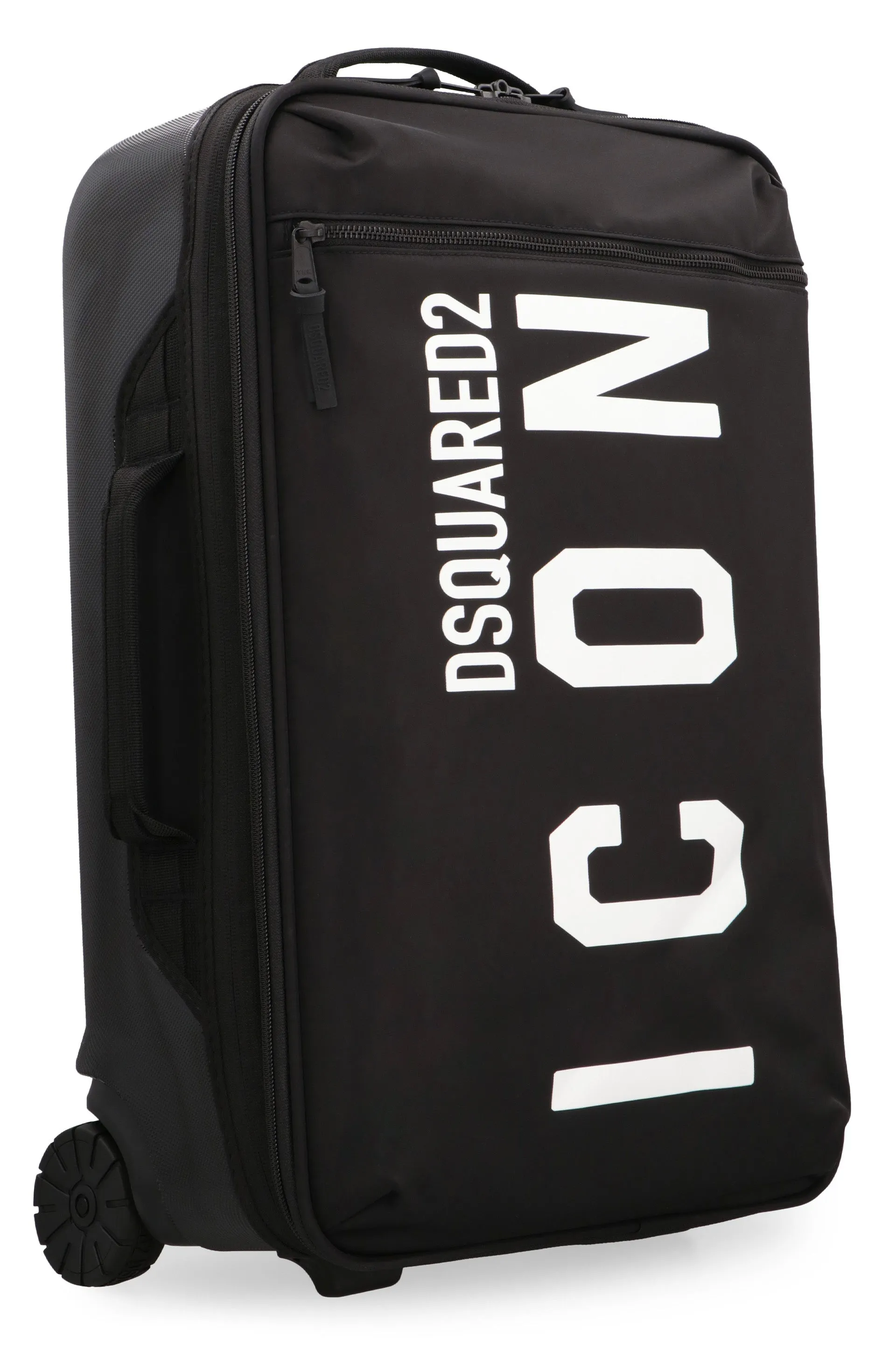 Dsquared2 Logo Printed Zip-Up Suitcase