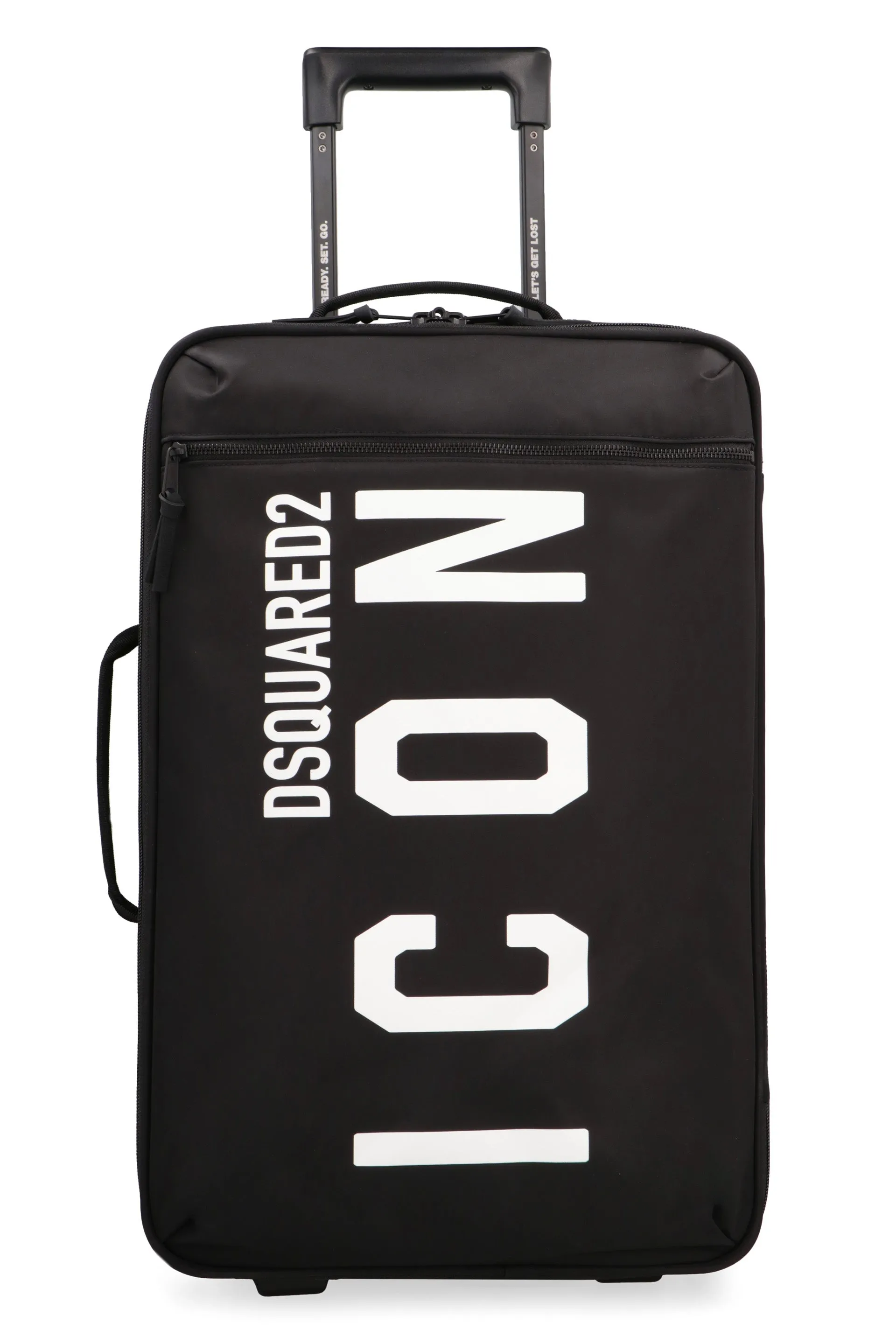 Dsquared2 Logo Printed Zip-Up Suitcase