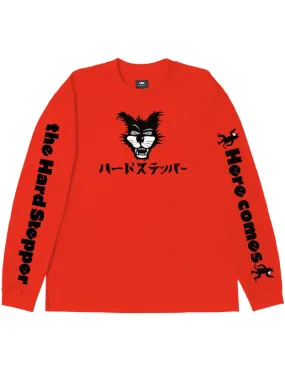 Edwin Hard Stepper Long Sleeve T-Shirt Tangerine Tango