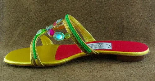 Emma Hope Jeweled Princess Flat Sandal