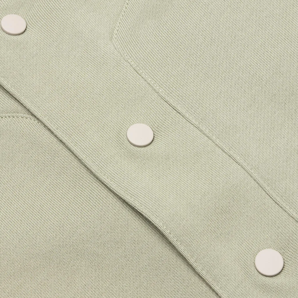 Essentials Kid's Oversized Henley - Seafoam