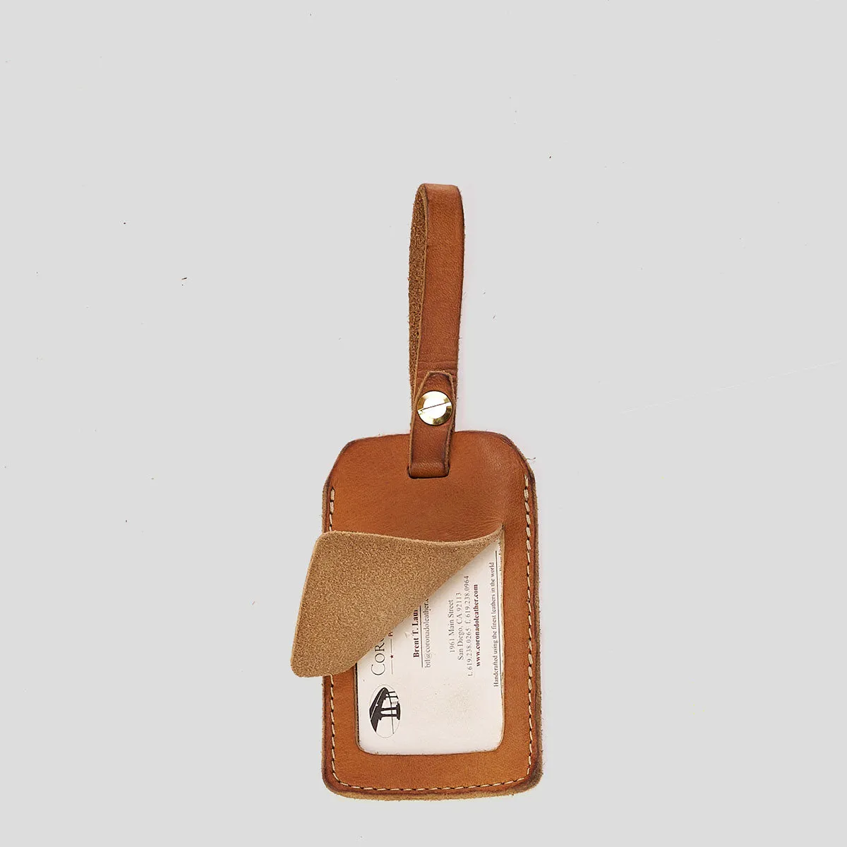 Essex Stone-Washed Luggage Tag #92