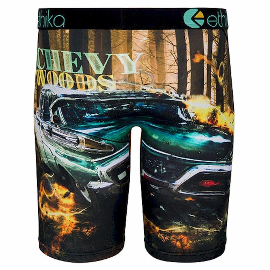 Ethika Men's Staple Fit Trunk Bangin By Chevy Woods Long Boxer Brief Underwear