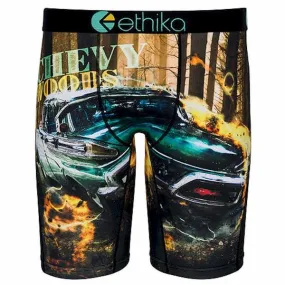 Ethika Men's Staple Fit Trunk Bangin By Chevy Woods Long Boxer Briefs Underwear