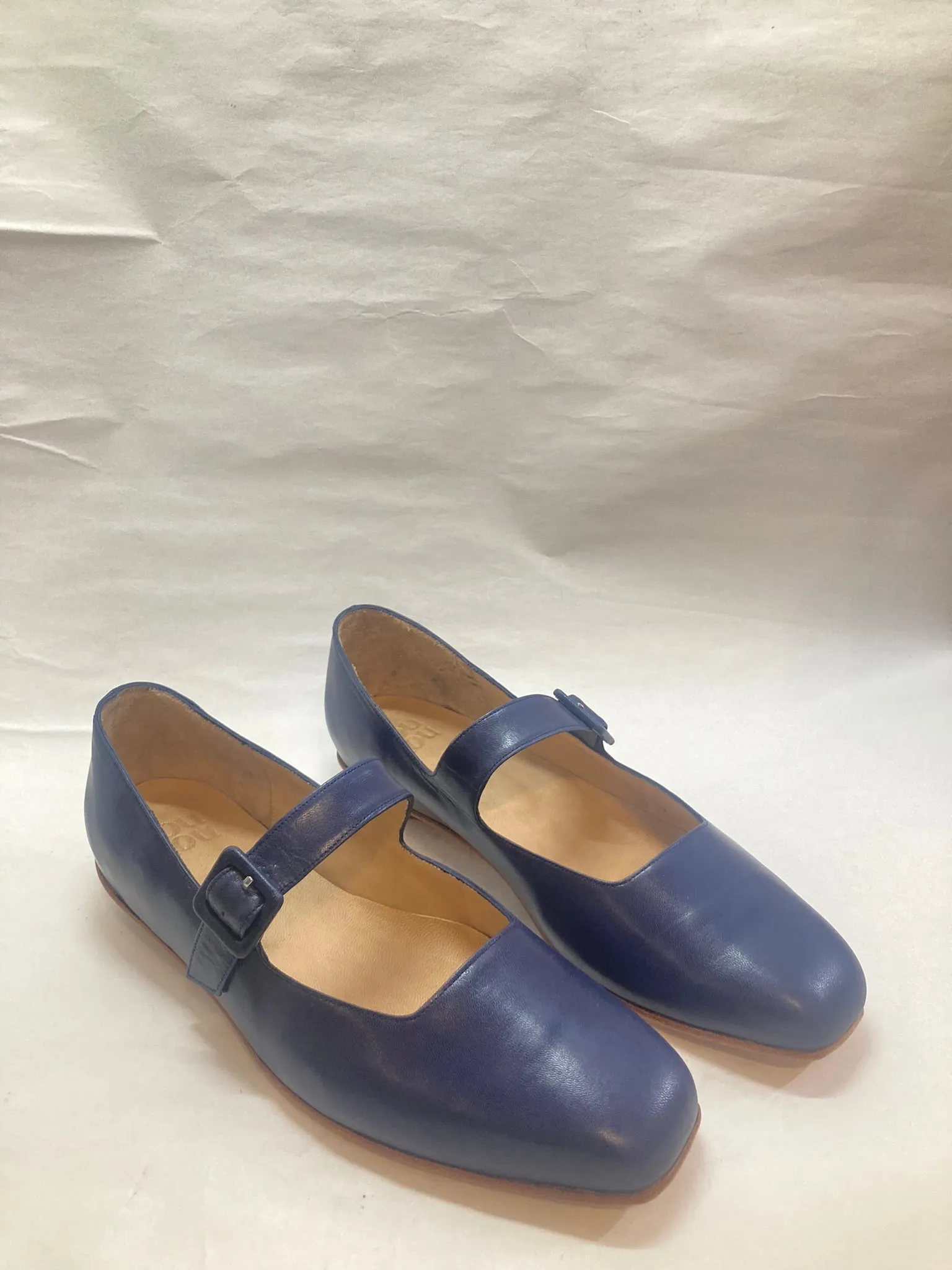 Eugenia Flat in Indigo Size 41