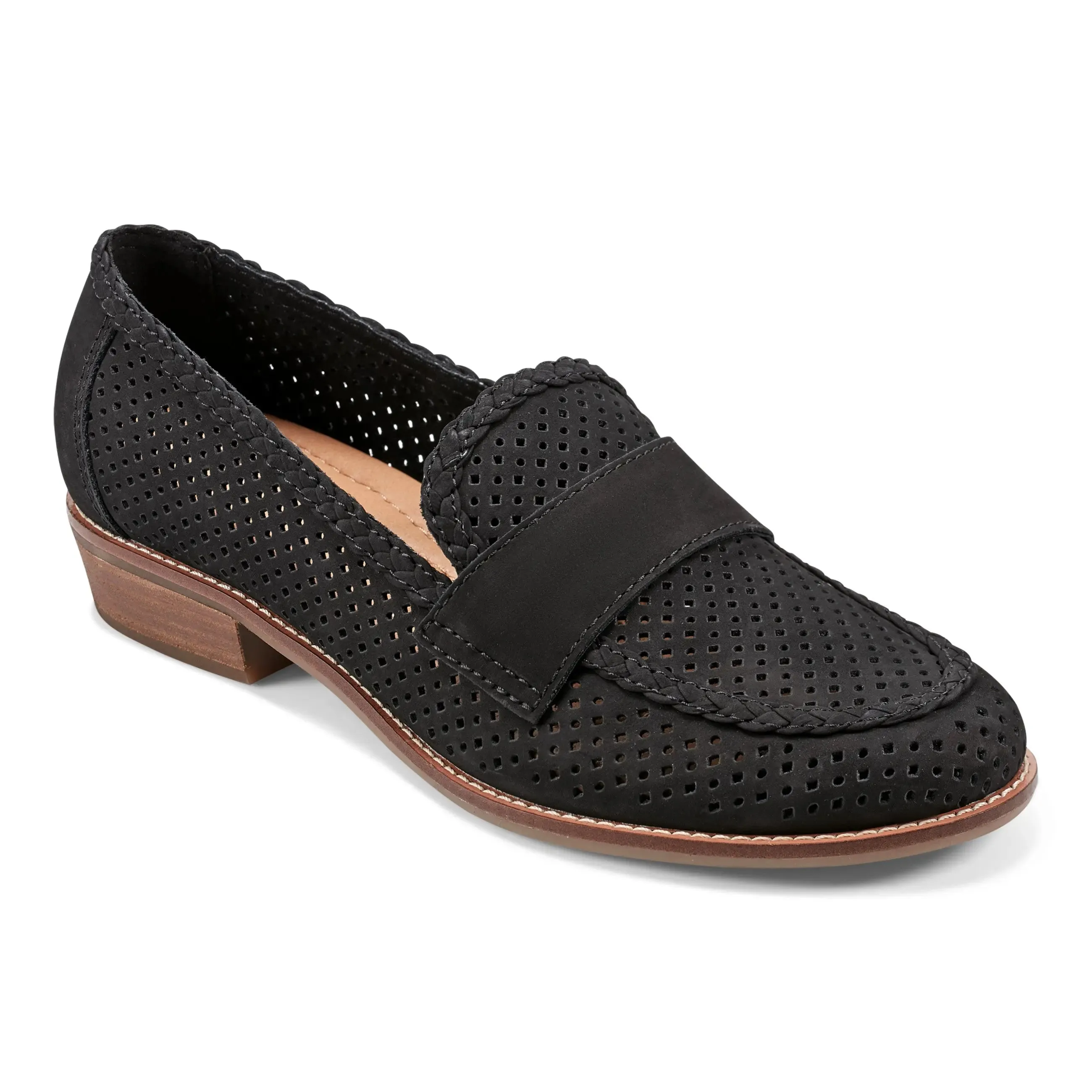 Evvie Casual Slip-On Perforated Loafers