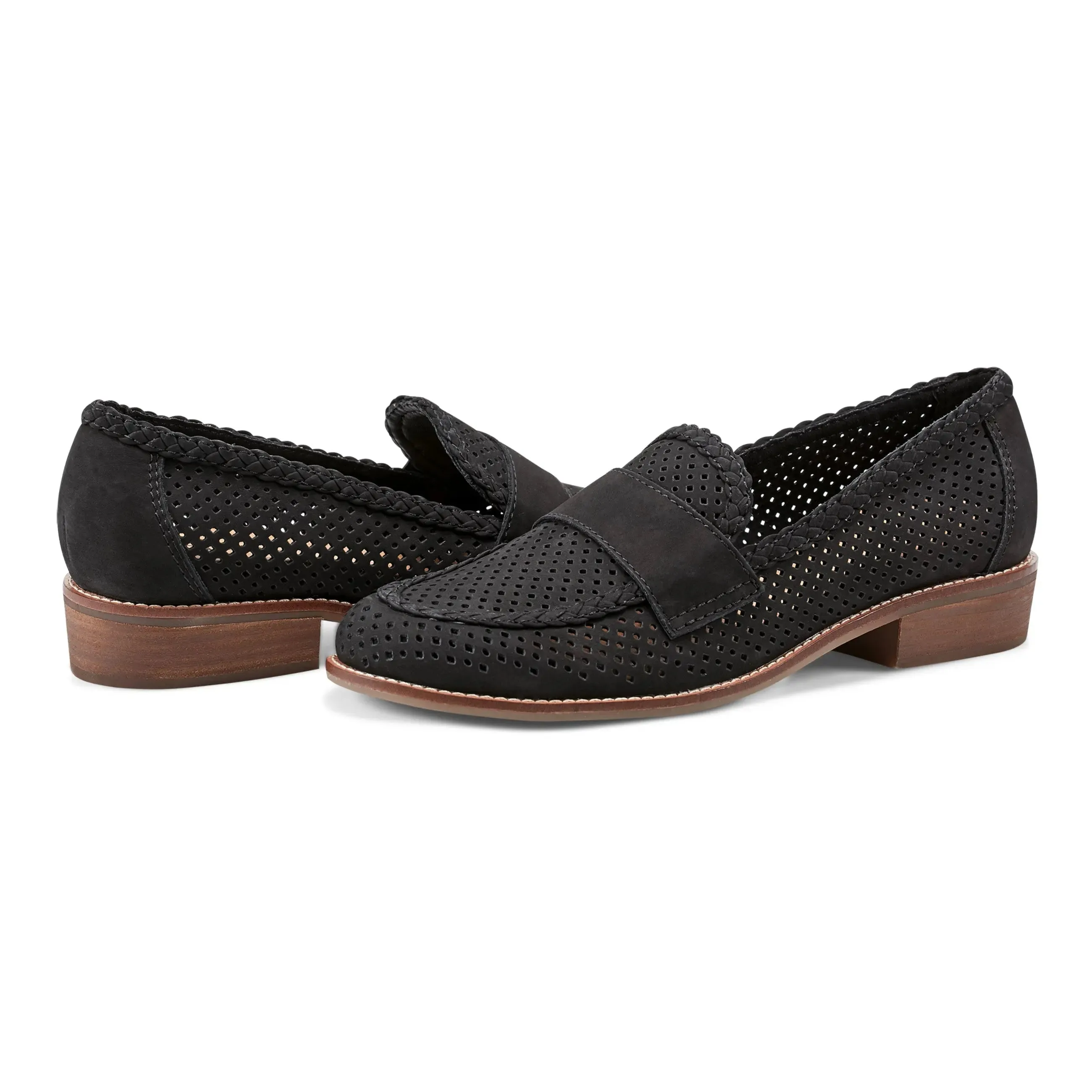 Evvie Casual Slip-On Perforated Loafers