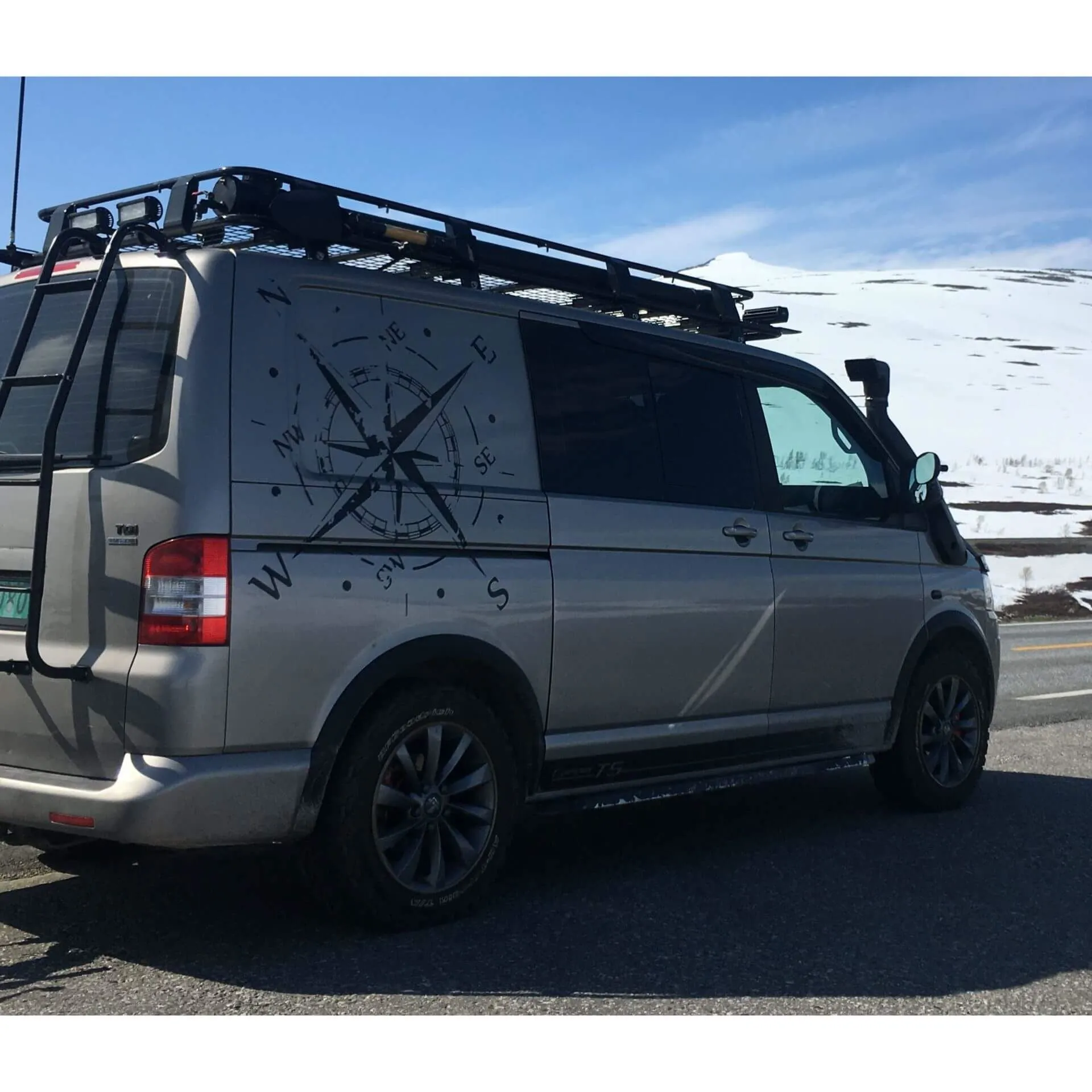 Expedition Steel Full Basket Roof Rack for Volkswagen Transporter T5 SWB