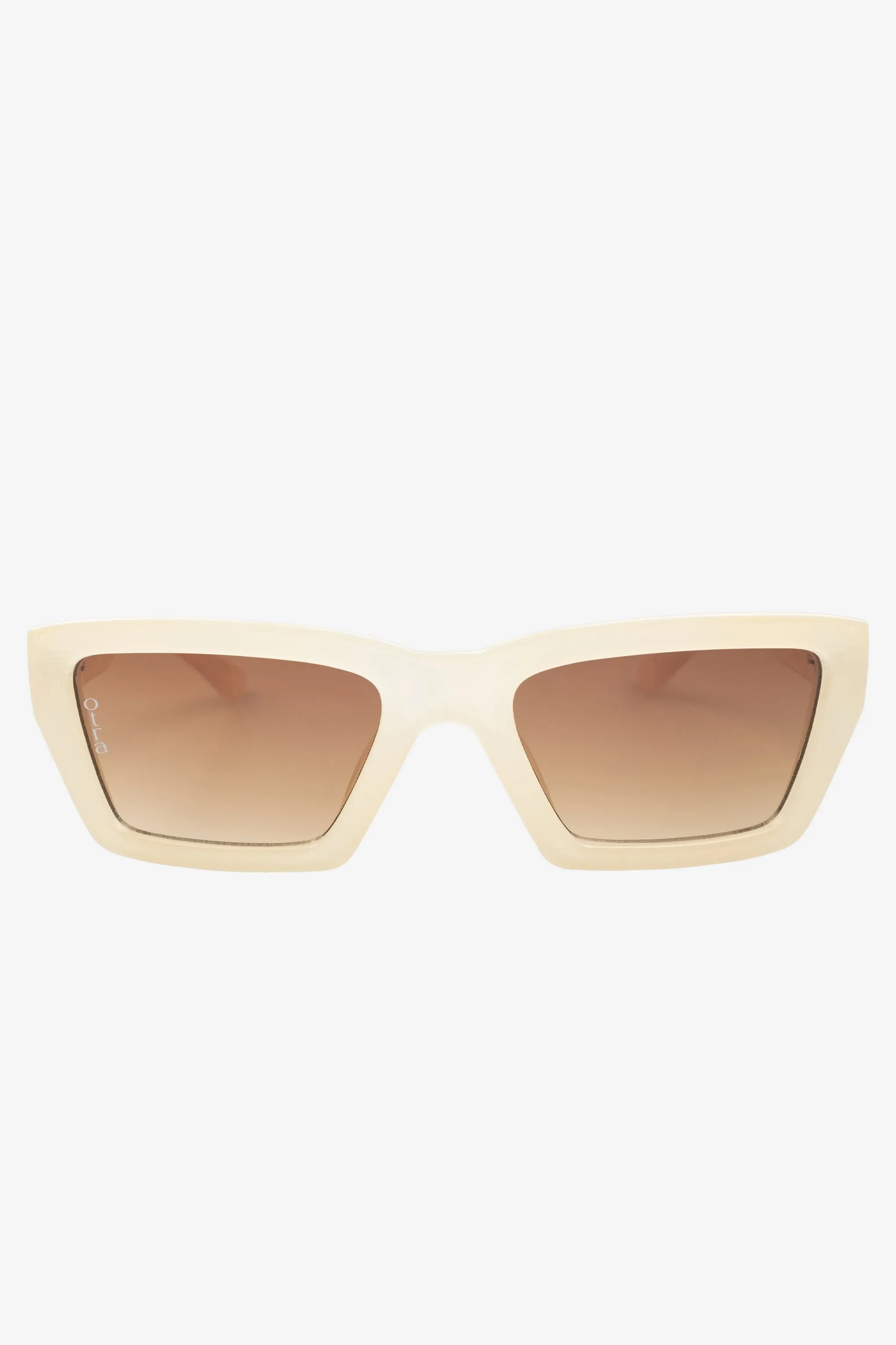 Fairfax | Otra Ivory Square Brown Tinted Sunglasses