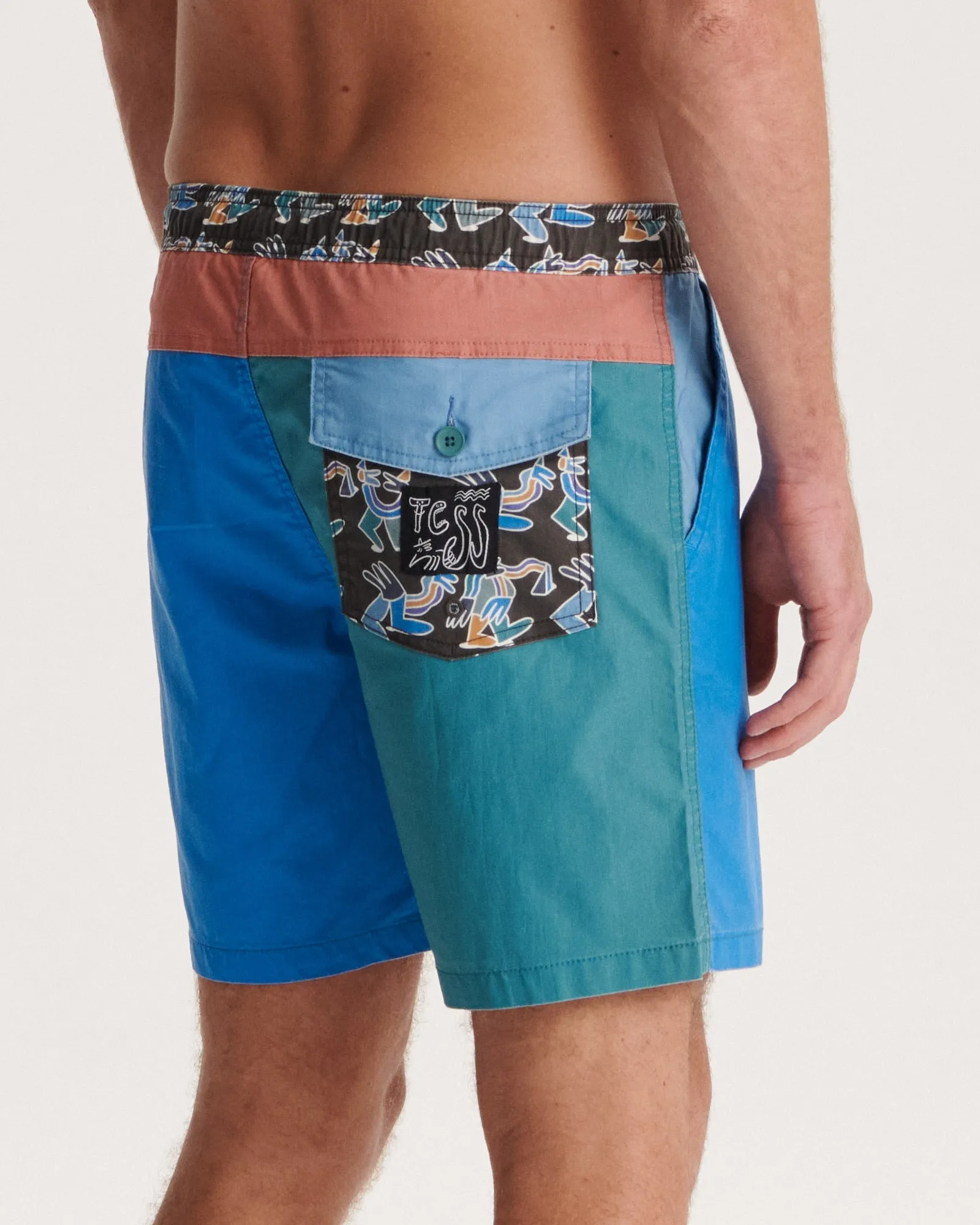 Fauna 17 Panel Trunk - Teal