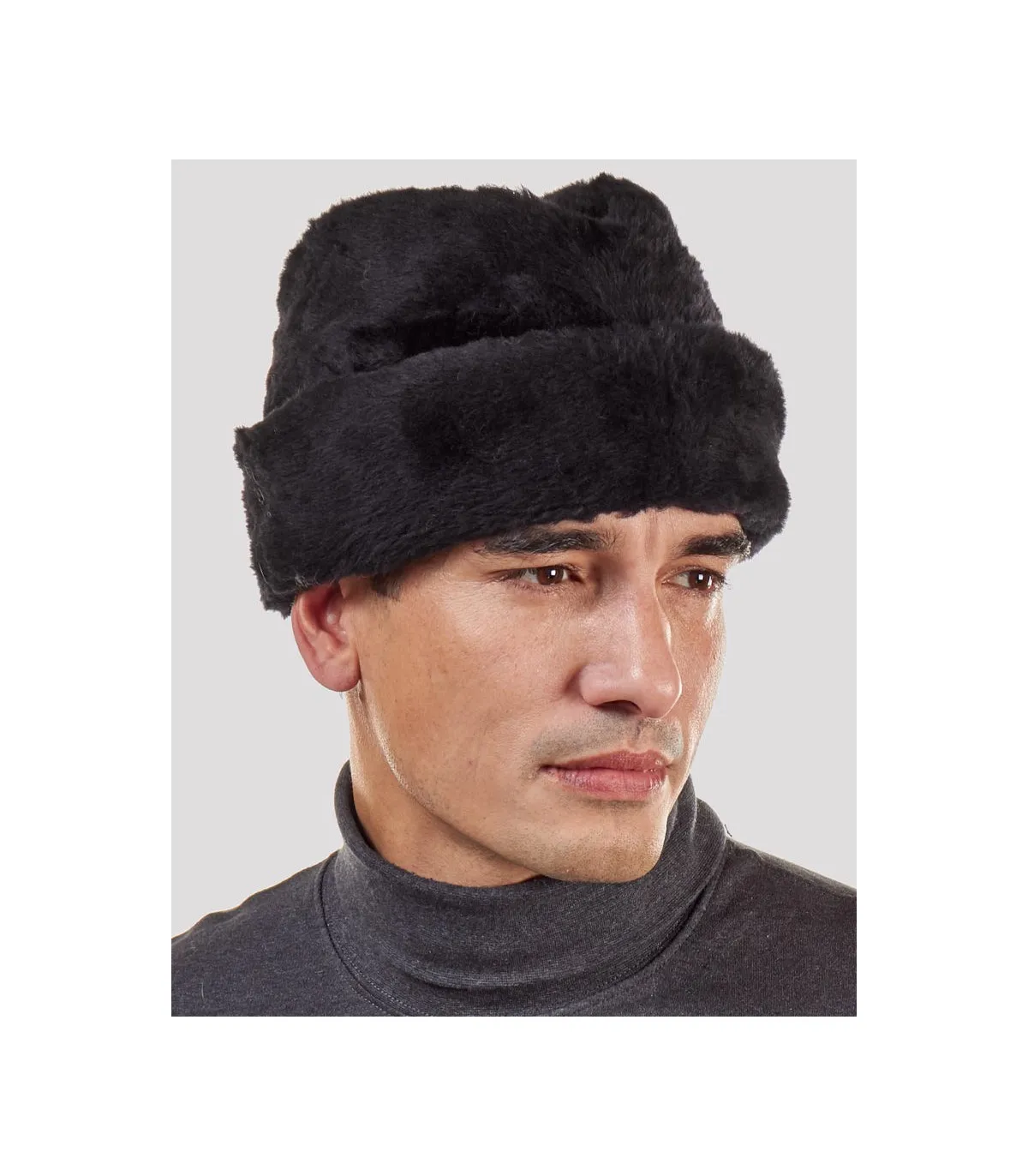 Faux Fur Cossack Hat for Men: FurHatWorld.com