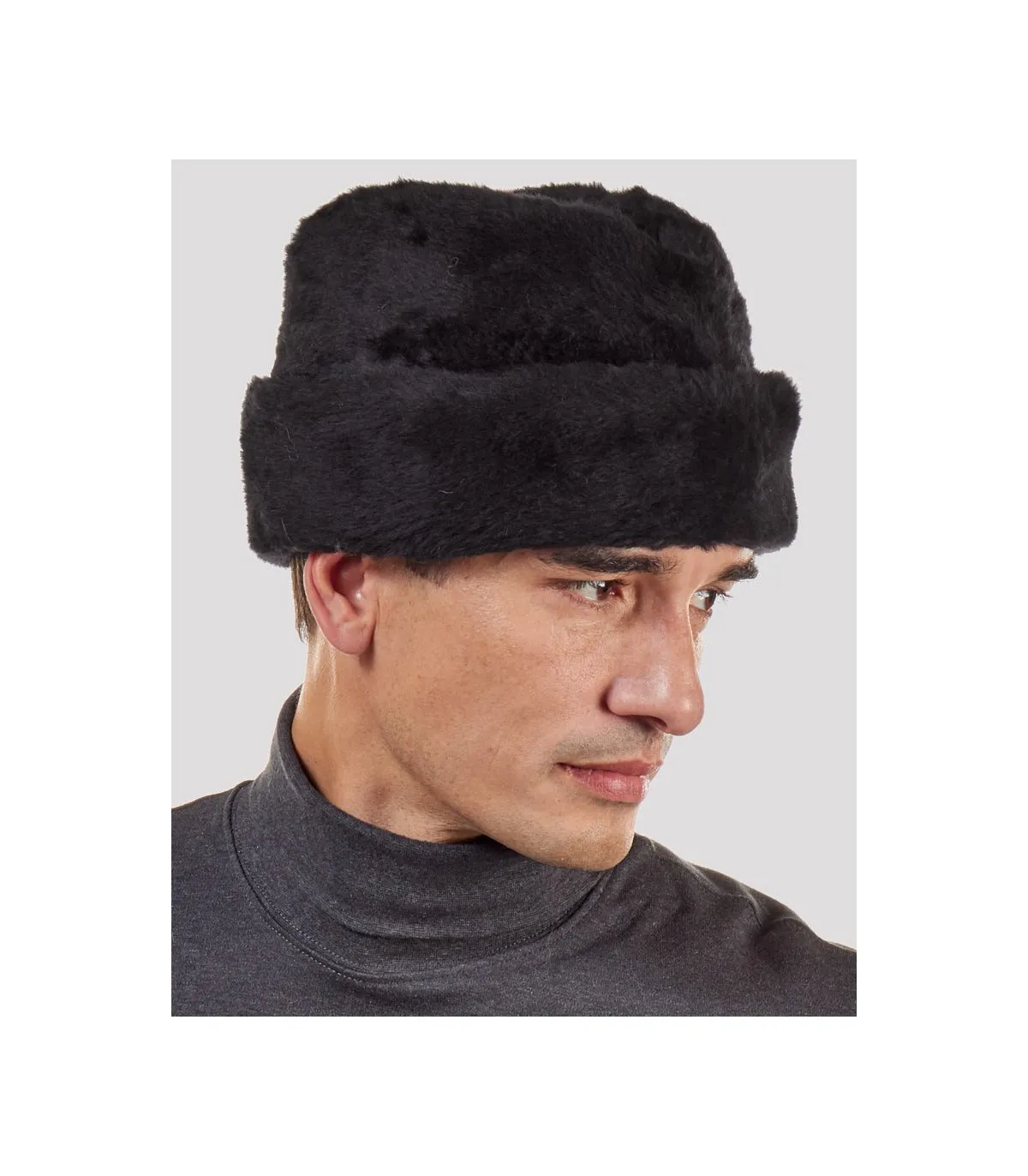 Faux Fur Cossack Hat for Men: FurHatWorld.com