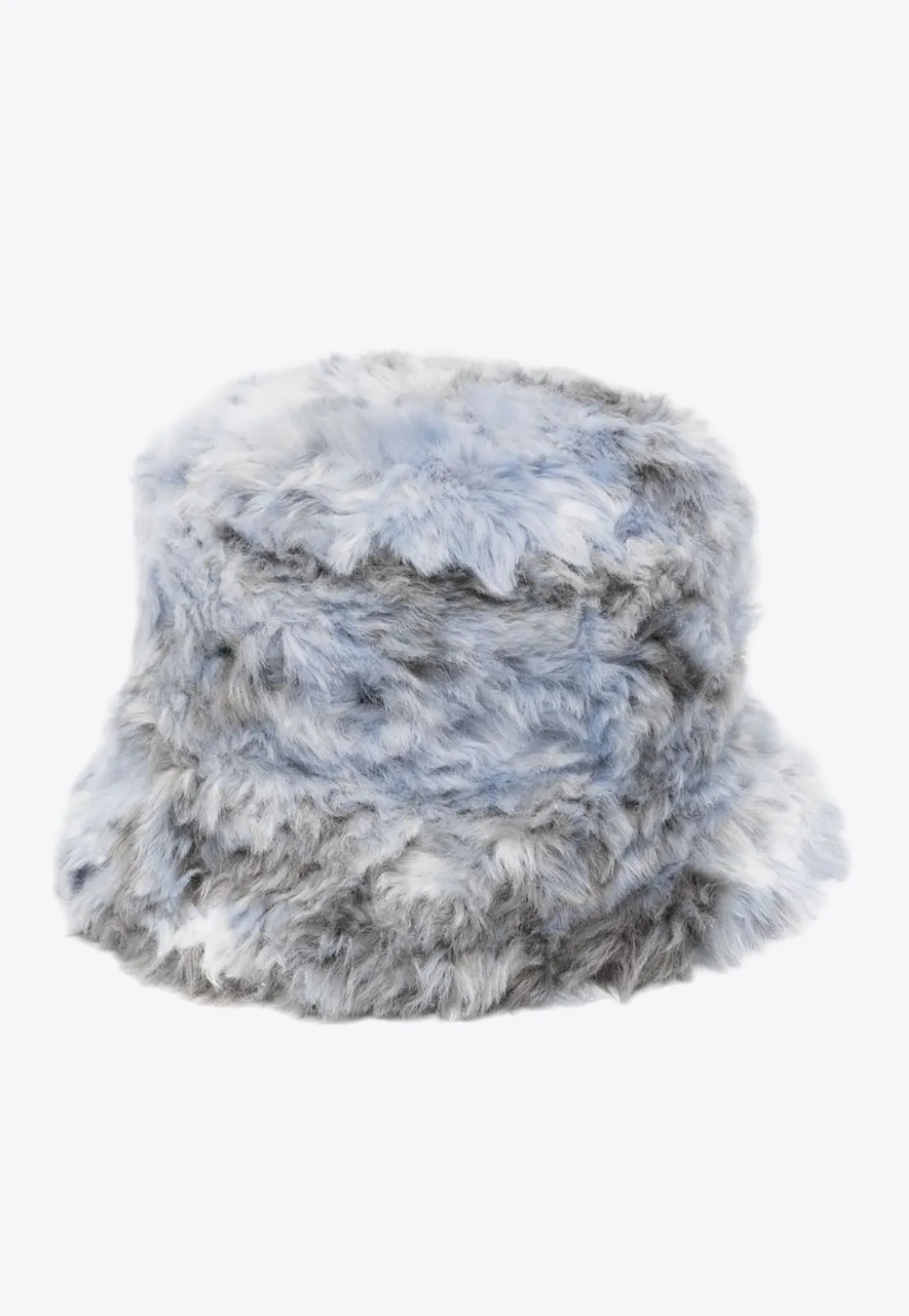 Faux-Fur Logo Bucket Hat