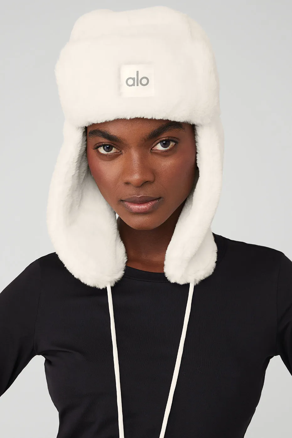 Faux Fur Polar Hat - Ivory