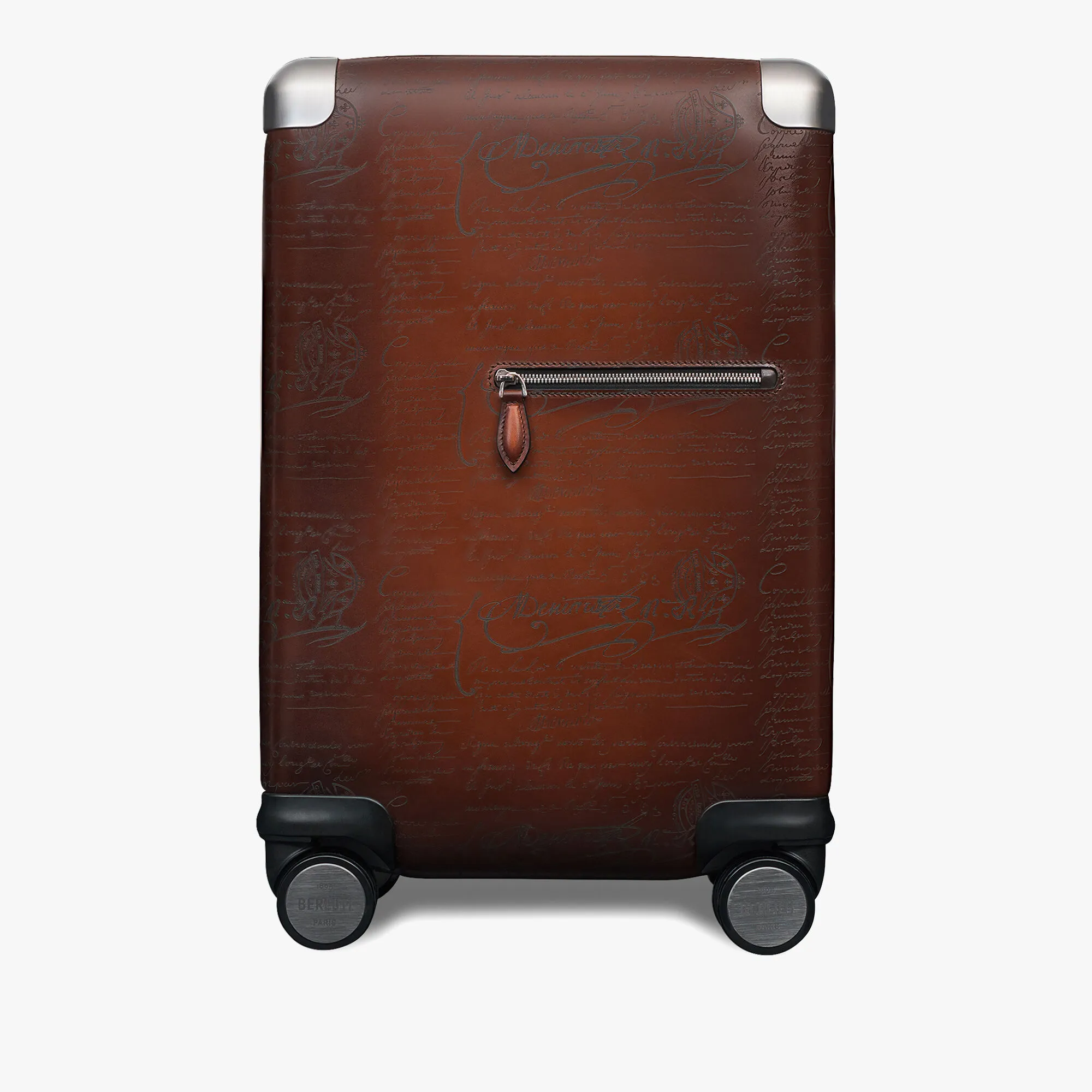 Formula 1005 Scritto Leather Rolling Suitcase